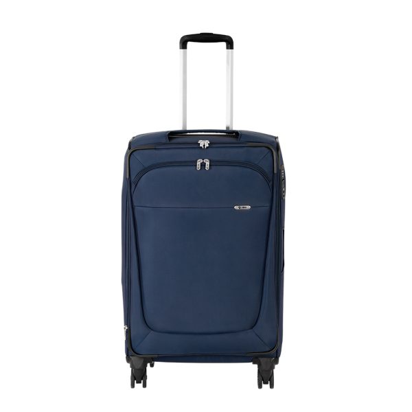 چمدان نیلپر توریستر مدل آوان سایز متوسط سورمه ای از رو به برو
