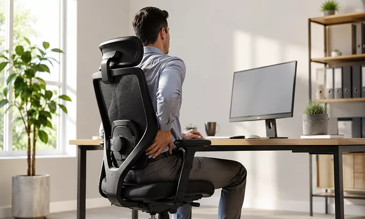 صندلی اداری برای دیسک کمر